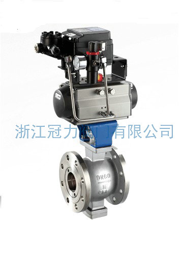 V型球閥：零部件少，使用操作方便！